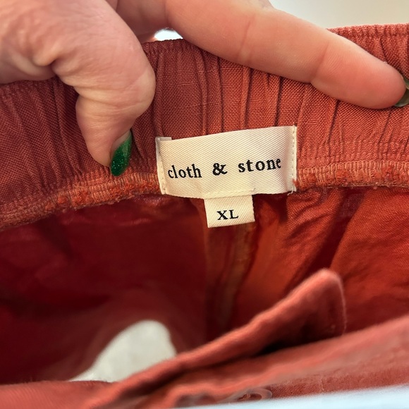 Anthropologie - Cloth & Stone Linen/Rayon Fall/Spring/Summer Shorts - Picture 6 of 10